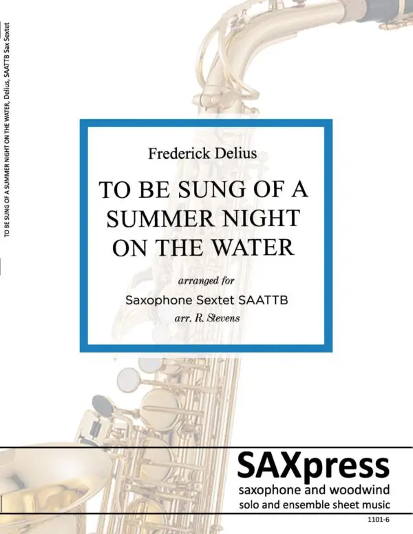 1101-6 DELIUS To be sung of a summer night on the water -_Page_01 Summer Night on the Water
