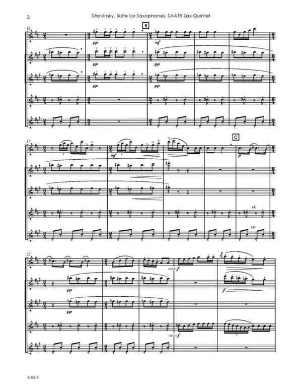 1102-5 STRAVINSKY Suite for Saxophones_Page_06 Suite for Saxophones