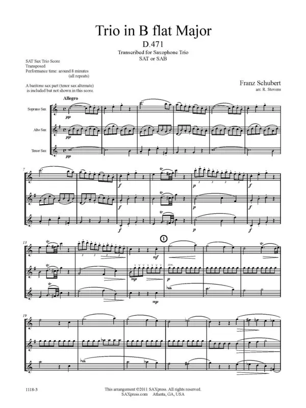 1118-3 SCHUBERT Trio D471 -00- SCORE SAT saxes_Page_04 Trio in B-flat D471