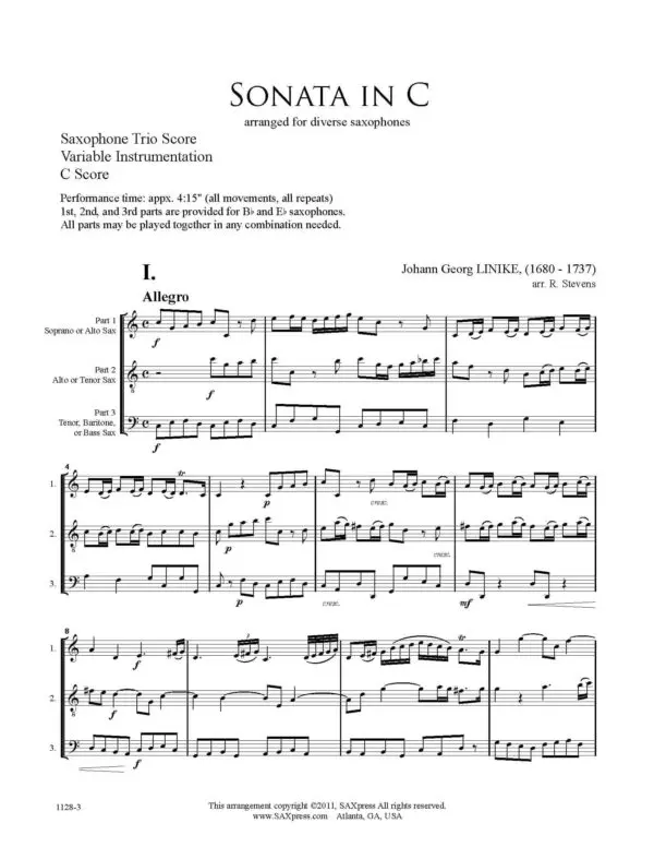 Trio Sonata in C