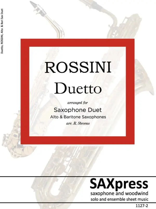 Duetto for Alto and Baritone Saxophone