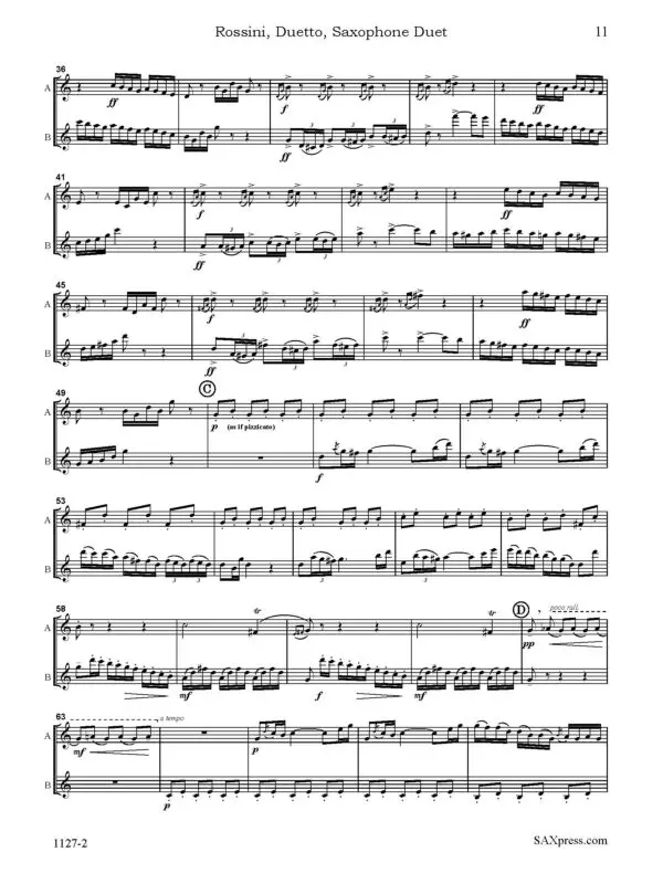 Duetto for Alto and Baritone Saxophone