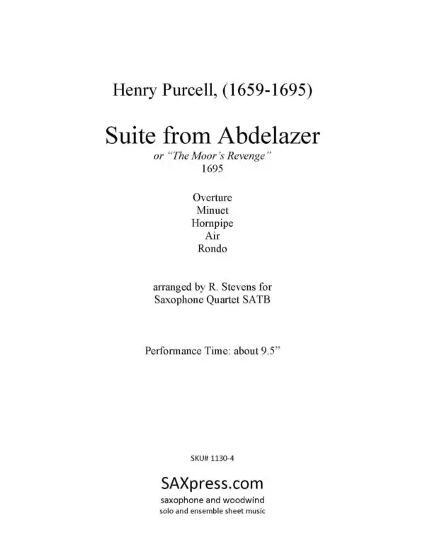 Suite from Abdelazer