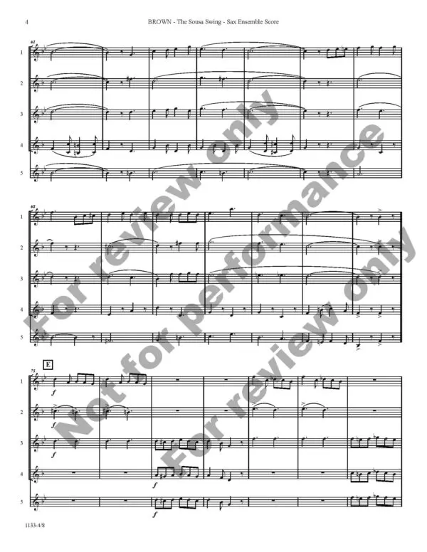 1133-4 BROWN - The Sousa Swing - Score Images _Page_08 The Sousa Swing