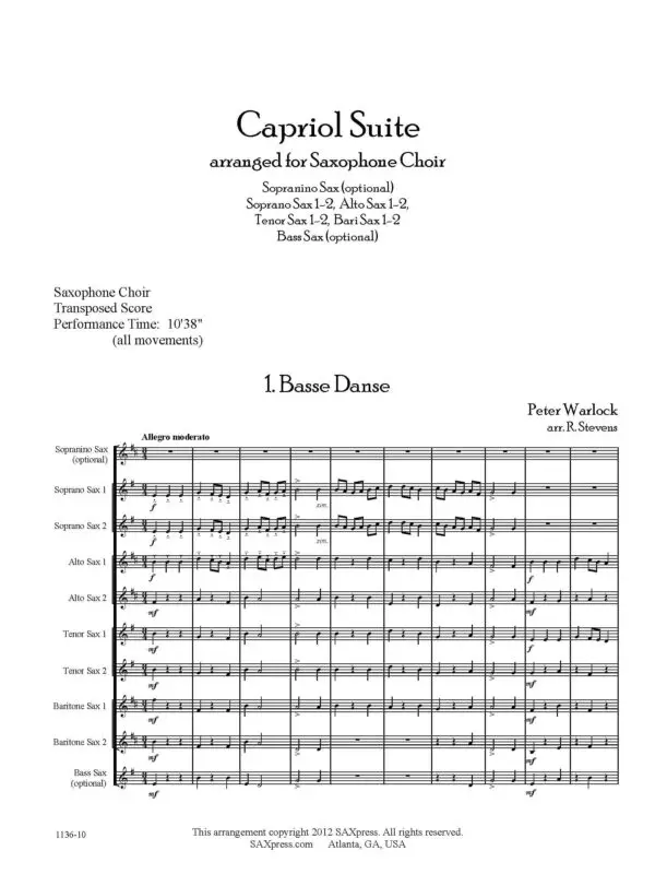 1136-10 WARLOCK Capriol Suite - 00 - SAX SCORE_Page_07 Capriol Suite
