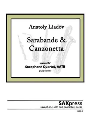 1147-4-liadov-saraband-and-canzonetta Sarabande and Canzonetta