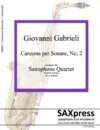 1152-4 GABRIELI G - Canzona per sonare No 2 Canzona per Sonare No. 2