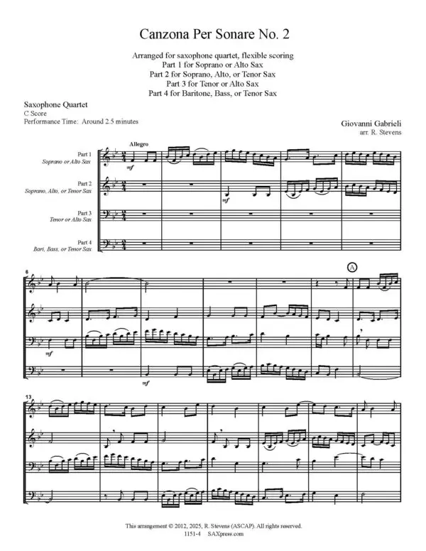 1152-4 GABRIELI G - Canzona per sonare No 2 -_Page_05 Canzona per Sonare No. 2