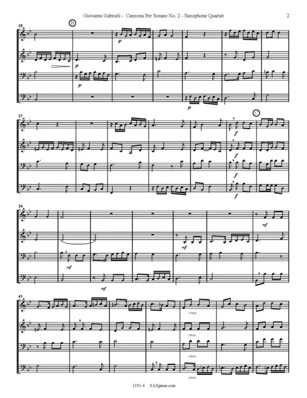 1152-4 GABRIELI G - Canzona per sonare No 2 -_Page_06 Canzona per Sonare No. 2