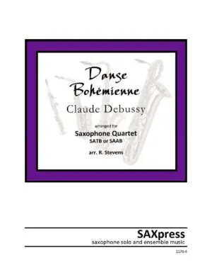 1170-4 Debussy Danse Bohemienne Cover Danse Bohémienne