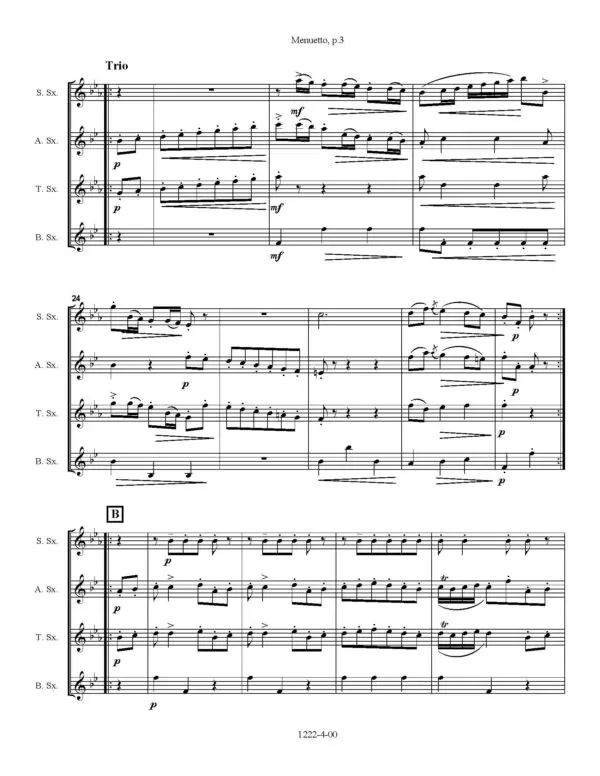 1222-4 Boccherini Minuet -00- SCORE_Page_3 Menuetto by Boccherini