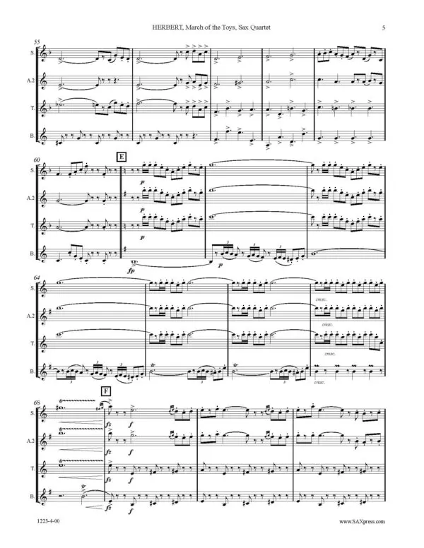 1223-4 HERBERT March of the Toys SAMPLE Page 5 March of the Toys