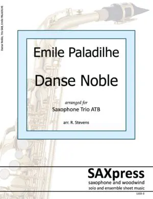1232-3 PALADILHE Danse Noble front cover Danse Noble
