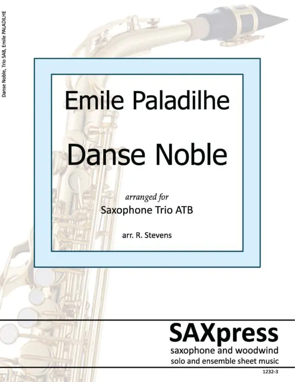 1232-3 PALADILHE Danse Noble front cover Danse Noble
