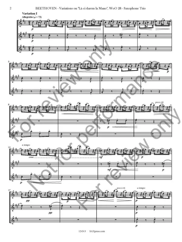 1234-3 BEETHOVEN - Variations on La ci darem la mano - SAMPLE_Page_06 Variations on La ci darem la Mano, WoO. 28