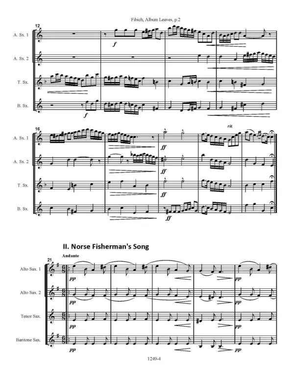 1249-4 Fibich Album Leaves Score Sample_Page_2 Album Leaves