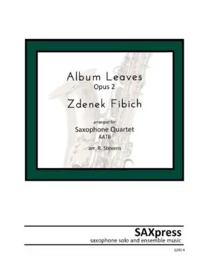 1249-4 Fibich Album Leaves front cover Album Leaves
