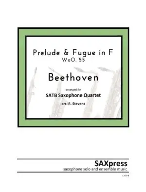 1257-4 Beethoven Prelude and Fugue in F Cover Beethoven Prelude and Fugue in F