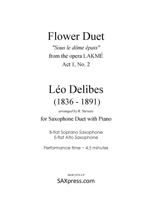 1273-2-P DELIBES Flower Duet -00- piano score_Page_03 Flower Duet from Lakmé