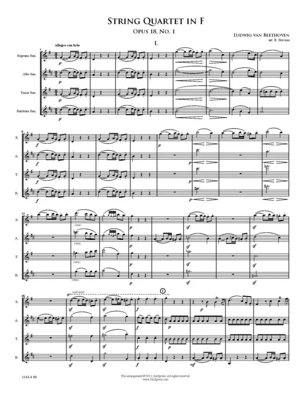 beethoven-str-4tet-1-page_01 Quartet in F, Opus 18, no. 1