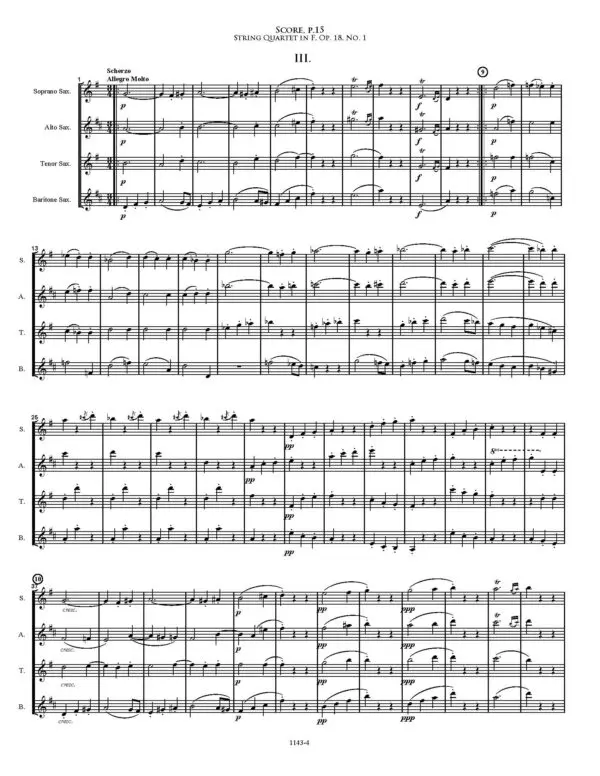 beethoven-str-4tet-1-page_15 Quartet in F, Opus 18, no. 1