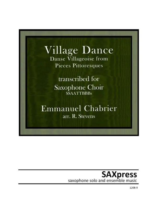 chabrier-village-dance-cover Village Dance