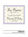 DIndy Les Danses Op 74 No 4 Cover Les Danses