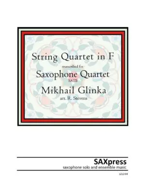 glinka-string-quartet-in-f-cover Quartet No. 2 in F major