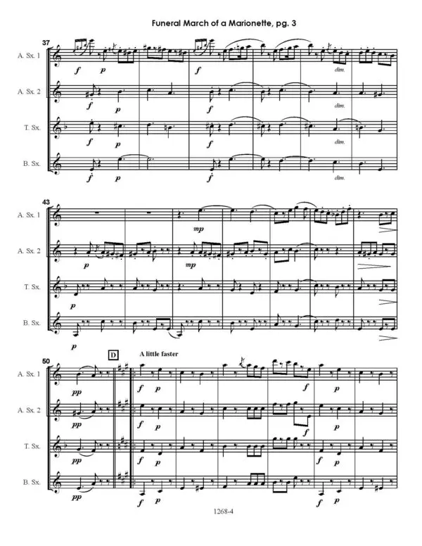 Gounod - Funeral March of a Marionette - Score Sample_Page_3 Funeral March of a Marionette