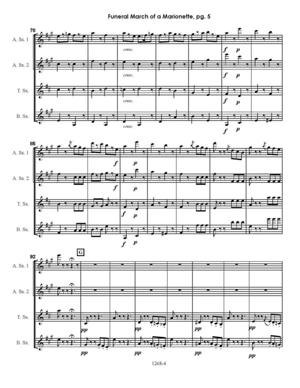 Gounod - Funeral March of a Marionette - Score Sample_Page_5 Funeral March of a Marionette