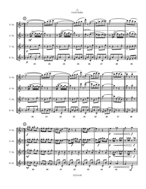 Lampe Creole Belles Rag -00- Score_Page_2 Creole Belles