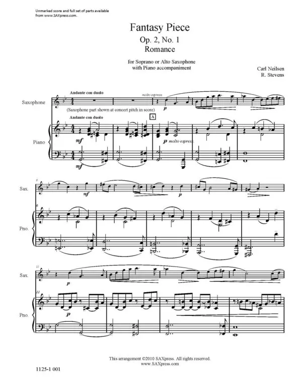 Romance, Op 2, No. 1