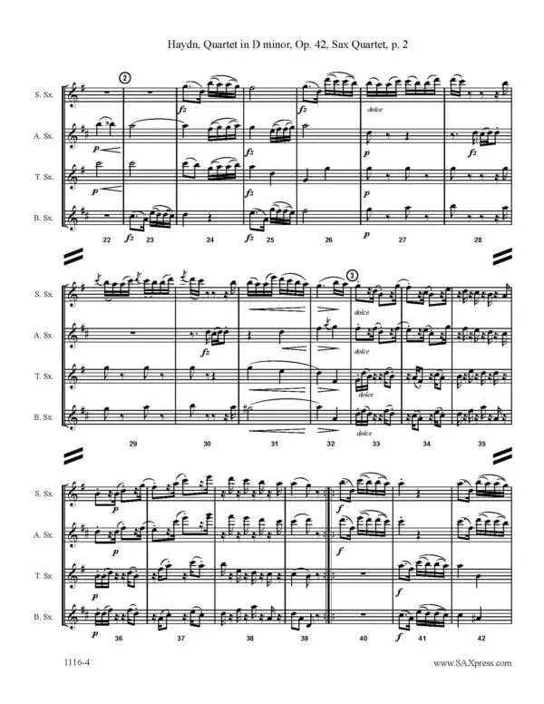 Quartet No 35 in D minor Op 42_Page_04 Quartet 35 in D minor, Op. 42