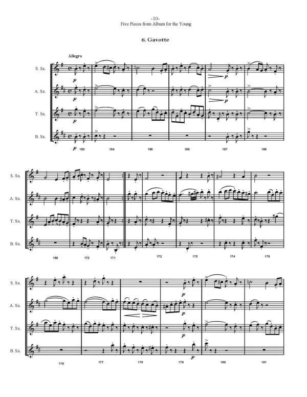 Five Pieces from "Album for the Young", Op. 62