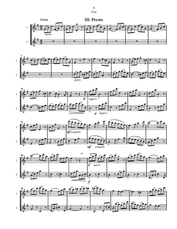 Duet for Saxophones F60