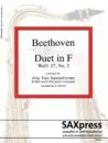 1256-2 Beethoven Duet WoO 27 No 2 -00- C SCORE_Page_01 Duet in F, WoO. 27, No. 2
