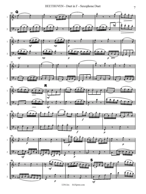 1256-2 Beethoven Duet WoO 27 No 2 -00- C SCORE_Page_11 Duet in F, WoO. 27, No. 2