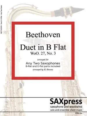 1264-2 Beethoven Duet in B flat WoO 27 No 3 -00- SCORE_Page_01 Duet in B Flat, WoO. 27, No. 3
