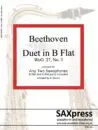 1264-2 Beethoven Duet in B flat WoO 27 No 3 -00- SCORE_Page_01 Duet in B Flat, WoO. 27, No. 3