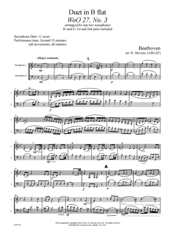 1264-2 Beethoven Duet in B flat WoO 27 No 3 -00- SCORE_Page_04 Duet in B Flat, WoO. 27, No. 3