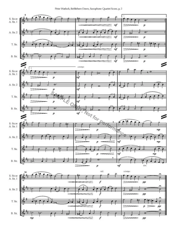 Warlock Bethlehem Down - 00 - SCORE_Page_3 Bethlehem Down