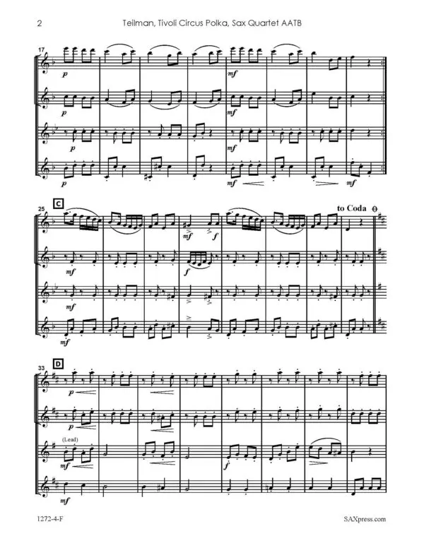 1272-4 TEILMAN Tivoli Circus Polka -00- AATB SCORE_Page_4 Tivoli Circus Polka | Christian Teilman