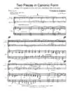 Sample score image 1316-2 Dubois Two Pieces in Canonic Form_Page_1 Two Pieces in Canonic Form | Theodore Dubois
