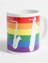cup-rainbow-rt-handle Saxophone Pride Mug