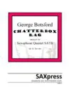 1290-4 Botsford Chatterbox Rag Front Cover Chatterbox Rag | Sax Quartet