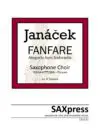 SAMPLE-front-cover-1321-Janacek-Fanfare-Sinfonia-Allegretto Fanfare from Sinfonietta by Leos Janacek for Saxophone Choir