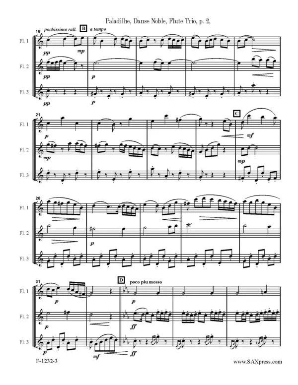 1232-3-F Paladilhe Danse Noble 00 Flute Score_Page_4 Danse Noble Flute Trio