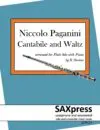 1279-1F Paganini Canabile and Waltz front cover Cantabile and Waltz | Flute Solo