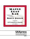 1296-4 Joplin Maple Leaf Rag - 00 - SCORE saxes_Page_1 Maple Leaf Rag Sax Quartet