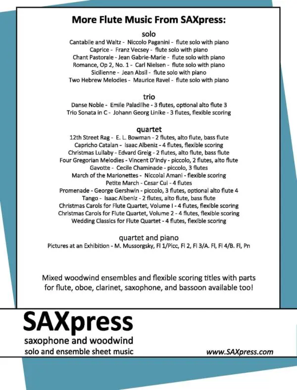 FL-1233-4-F AMANI March of the Marionettes_Page_8 March of the Marionettes | Flute Quartet